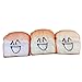 buytra 3 Pack Slow Rise Squishy Charms, Emoji Toast
