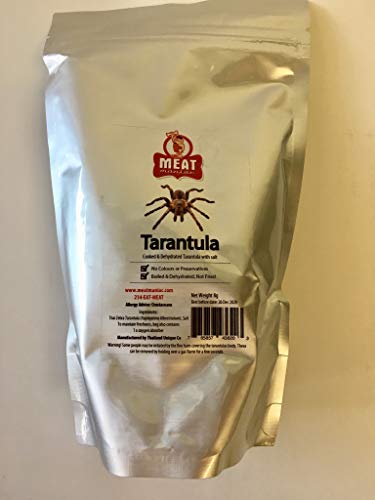 Meat Maniac Edible Insects | Salted Zebra Tarantula
