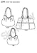 Simplicity Pattern 2396 Tote Bags 4 Styles Designed by Sweet Pea Totes