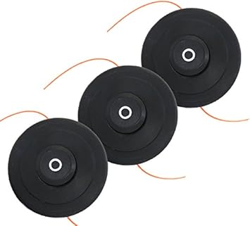 3 Stück original PROFI Doppelfadenkopf Fadenspule Nylonfaden für FUXTEC Multitool