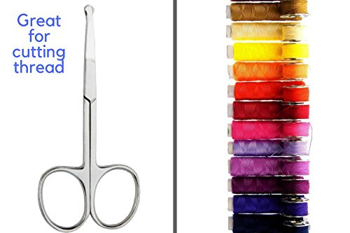 image for Precision Personal Care Rounded Nose Hair Scissors - Round Tip Scissor