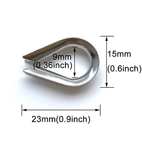 1 HEVERP+Stainless+Steel+Thimble+Diameter