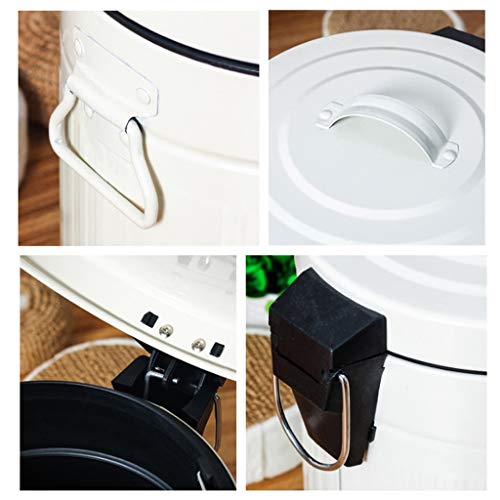 PedalStyle Retro Covered Trash Can, Home Bathroom Living Room Kitchen
