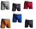 Calvin Klein Cotton Stretch Boys' Boxer Briefs (X-Large, Multi - 6 Pack)