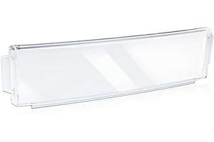 KOZHOM [Upgraded] WR71X10761 Fridge Shelf Trim (Clear) for GE Refrigerators, Door Shelf Insert Module Replacement Part, Replaces WR71X10289, AP4327432