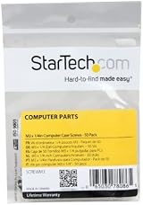 StarTech M3 x 1/4 Inch Standoff Computer Screws M3 Thread 50 Pack SCREWM3 view 3