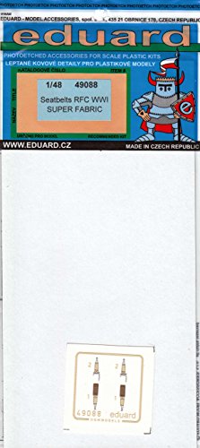 EDU49088 1:48 Eduard Color Seatbelts - WWI RFC (SuperFabric) MODEL KIT ACCESSORY