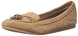 crocs Women's Lina Suede Slip-On Loafer, Hazelnut, 10 M US