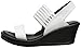 Skechers Cali Women's Rumblers-Sci-Fi Wedge Sandal, White, 8 M US