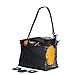 Knitting Organizer By Besti: Portable Knitting Yarn Storage Bag With Multiple Pockets, Individual Compartments, Carrying Shoulder Strap - Clear Plastic Tote Bag For Needles, Crochets & Threads (Black)