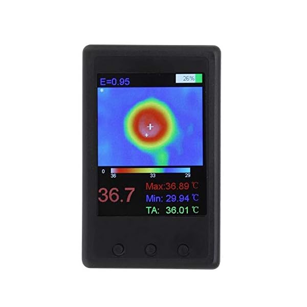 MOMIN Infrarot-Wärmebildkamera Hand Thermographie-Kamera Infrarot-Temperatursensor Digital-Infrarot-Wärmebildkamera… – Bild 6