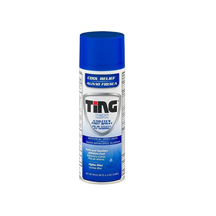 Ting Antifungal Spray Liquid Cool Relief for Athlete's Foot 4.50 oz. | Pack of 5