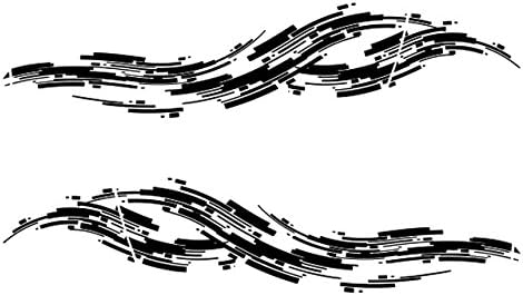 Amazon トランスフォームカーステッカー148 バイナルグラフィック車ワイルドスピード系デカール ブラック 色変更可 ステッカー デカール 車 バイク