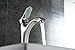 BWE Bathroom Sink Faucet with Supply Line Brushed Nickel Single Handle One Hole Lavatory Faucets Basin Mixer Tap
