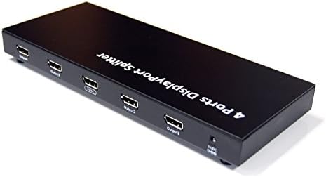 1 X 4 DisplayPort 1.2a 4K2K Powered Splitter, Support MST, HBR2, 3D Formats and GTC Assist (DP++)