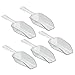 iDesign BPA-Free Plastic Multi-Purpose 2 Tablespoon Measuring Scoops - Clear (Set of 5)