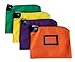 Cardinal bag supplies Locking Bank Bag Canvas Keyed Security, Money Bag, 9 x 12 inches (Purple)