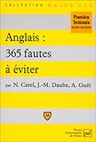 Anglais, 365 fautes à éviter by 