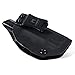 Kobra IWB Kydex Holster (Black) - Inside Waistband Concealed Carry for Glock, M&P, Colt & Beretta - with Adjustable Retention Screw, Ride & Cant - Right & Left Hand Use - Waterproof