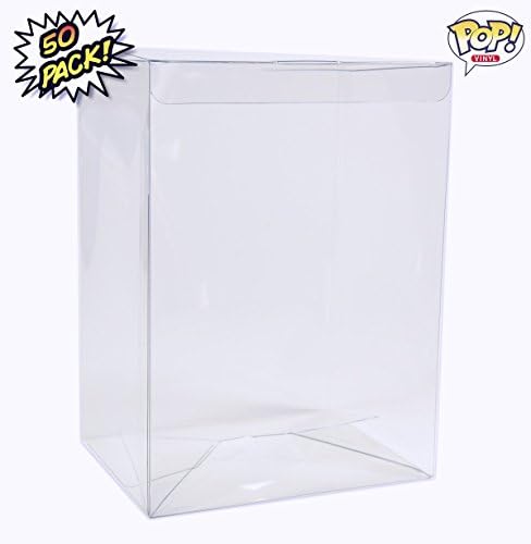 Funko POP! Alpha Premium Protector Cover Protective Case for Standard 4-Inch Vinyl Figures (Pack of 50)