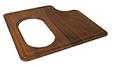 Franke PS19-45SP Professional Solid Wood Cutting Board with Stainless Steel Colander