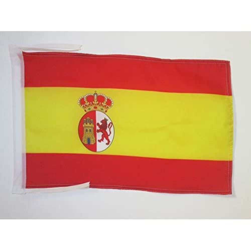 AZ FLAG - First Spanish Republic 1873-1874 Flag - 18'' x 12'' - 100% Polyester Spanish Small Banner with Two Cords - Fade Resistant - Vivid Colors - 18x12 in - 45x30 Cm — image 1