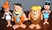 The Original Flintstones Cartoon Figure Set with Fred, Barney Wilma and Betty by Bully