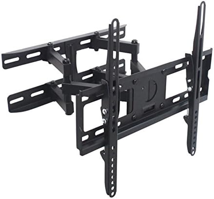 TradeMount Black dual-arm pivoting monitor wall bracket eco, extendible from 8.0cm to 46.5cm, tiltable by 12° for LG 29" 29UM58-P