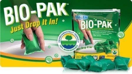 Walex Bio-Pak "Fresh Scent" RV Boat Camping Holding Tank Deodorizer Drop Ins BIOPPBG (10)