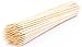 LeBeila Bamboo Skewers 12 Inch 100PCS BBQ Skewers Bamboo Grill Shish Kabob Skewers 100% Natural Bamboo Sticks for Barbecue, Marshmallow, Fondue, Cooking, Grilling & Kabob (100, 11.8'')