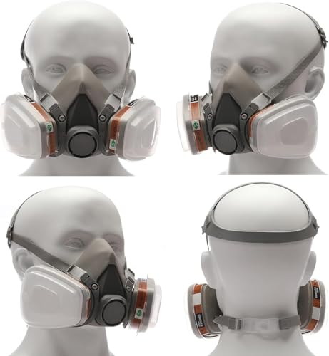 Máscaras De Gás Para Respiradores Viseira Capacete Óculos