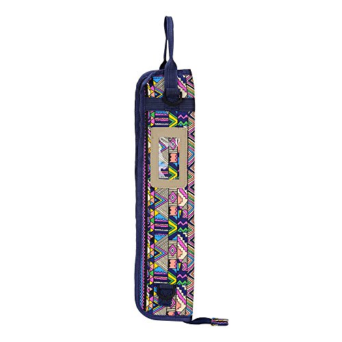 EaseIcon Exotic Style Percussion Accessories Carrying Bag Drumstick Case Cover Drum stick, Mallets, Brushes & Rods Holder with Adjustable Shoulder Strap (Layer)
