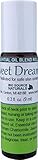 Sweet Dreams Essential Oil Blend 0.3 fl oz (9 ml) with essential plant oils of Nutmeg, Jasmine, Lavender, Rose, Roman Chamomile, Vanilla in Sweet Almond Oil for safe skin contact