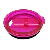 Gift Spill And Splash Resistant Lid With Slider Closure For 30 Oz (Hot Pink)