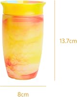 Munchkin Miracle 360 12m+ 10oz Sippy Cup 2 Pack Blue Yellow BPA-Free view 4