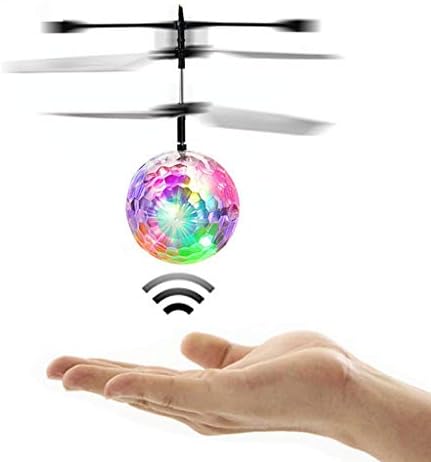 WonLon Novelty RC Toy,Suspension Mini Flying Ball Flash Disco Colorful LED Light for Kids, Teenagers Indoor and Outdoor Games,Colorful Flyings for Kid's Xmas Toy Gift