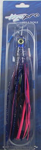 Mahi Mouthful Skirted Rigged Trolling Lure (blue/ pink)