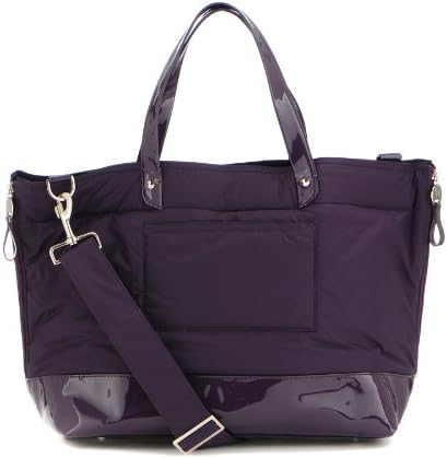 Danzo Diaper Nylon Tote, Plum