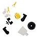 16 pcs Minifigures Building Sets Community People with Interchangeable Hats for Preschool-Sized Building Bricks 100% Compatible