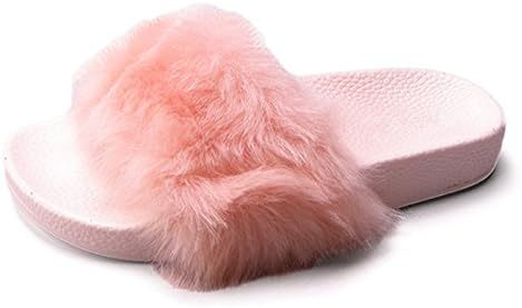 Betani House Slippers for Women Fur Slides Sandals Flip Flop Soft Slip On Flat Girls Indoor Outdoor Shoes
