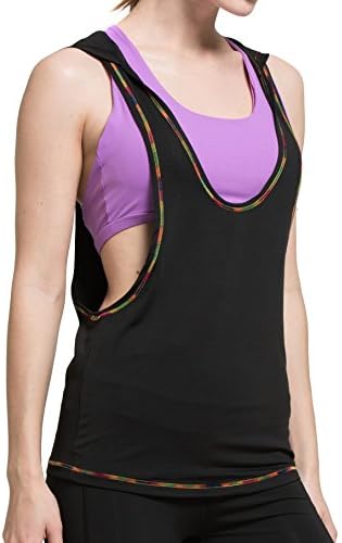 Women's Bodybuilding Gym Hoodie Tank Top Sleeveless Workout for Yoga Fitness Running