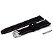 Sanwa 22mm Black and Red Genuine Silicone Watch Band Universal Strap Waterproof Sport