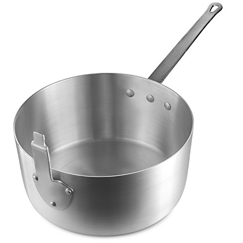 Stove Top Deep Fryer Pot with Fry Basket8 1/3 Quart Aluminum Pot9 1/2
