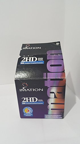 NEW Imation 25 Pack 2HD 3.5" 1.44 Floppy Disks IBM Formatted
