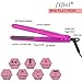 JYfeel Mini Travel Flat Iron, 2/3 inch, Ceramic Tourmaline, Dual Voltage Hair Straightener, instant Heat Up to 430, with Travel Case