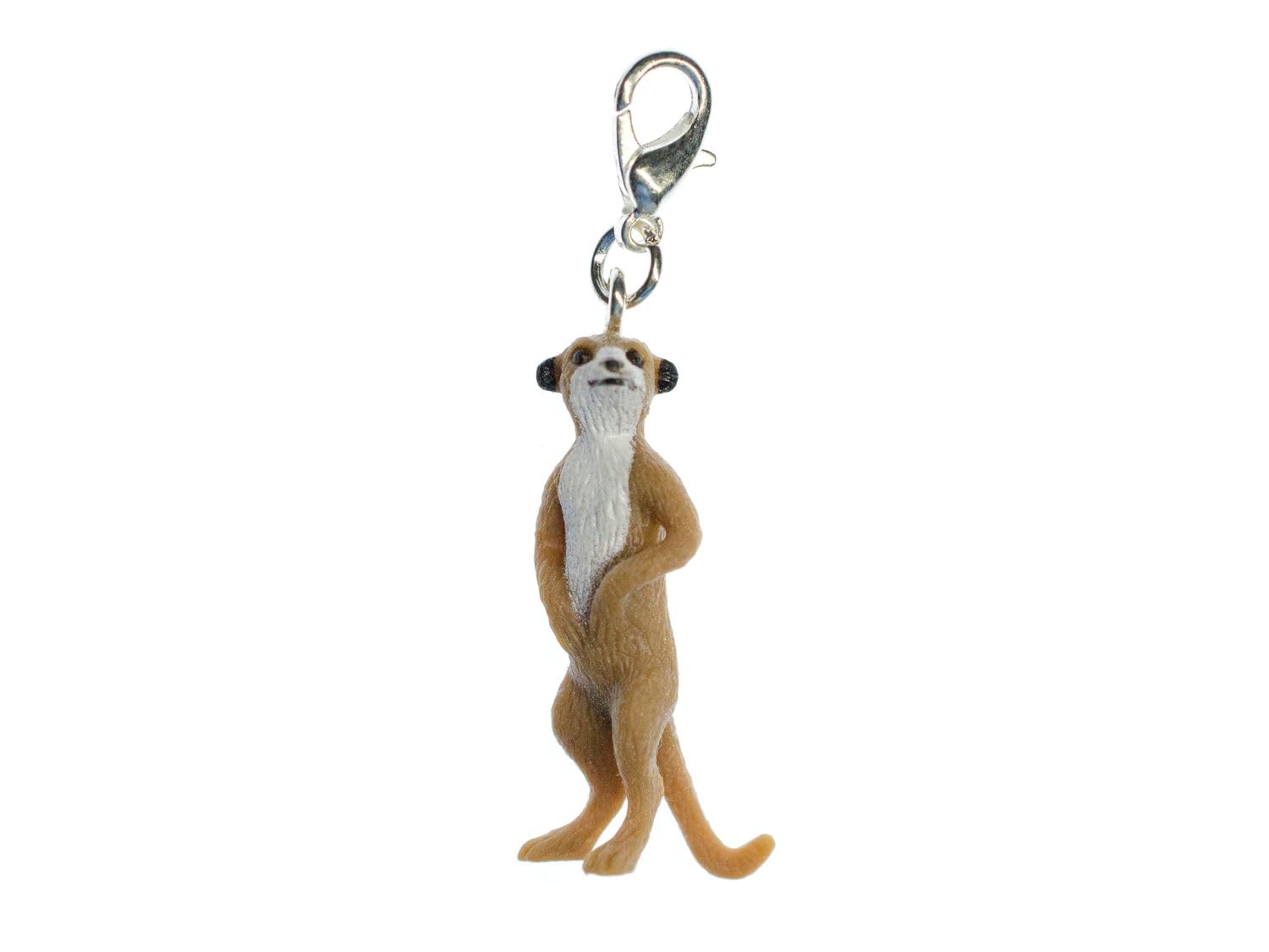 Miniblings Meerkats Prairie Dog Rubber Charm Pendant Zipper Bracelet Wristlet