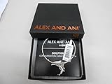 Alex and Ani Dolphin Charm Expandable Bangle Bar Bracelet