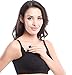 Mirity Women's Maternity Nursing Bras Sleep Comfortable Breastfeeding Brassiere Color Black Size L