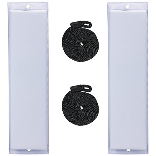 Extreme Max 3006.7249 BoatTector Flat Fender Value 2-Pack - 26", White