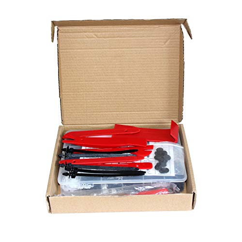 Auto Clips Car Retainer Body Clips Door Bumper Trim Clips Replacement Parts Car Trim Removal Tool Set 6 Pcs with Fastener Remover for Car Dash Radio Door Panel for Ford GM Toyota Honda Chrysler